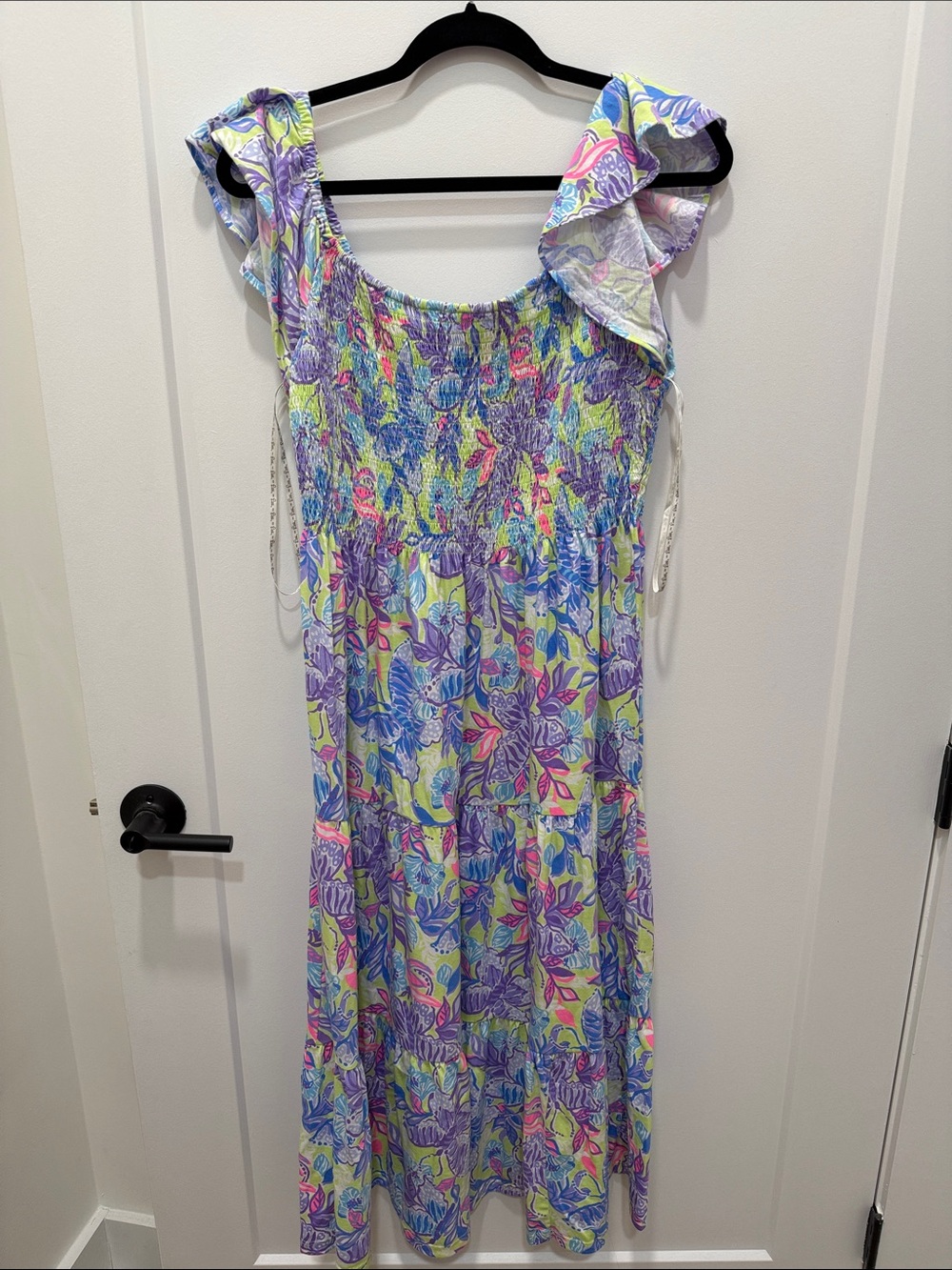 Women’s ' Multicolor Floral Smocked Sundress-Lilly Pulitzer